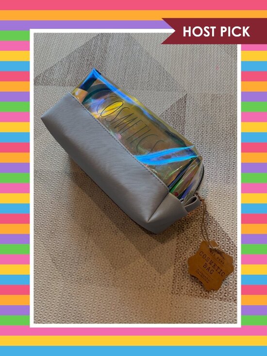 Rae Dunn Handbags - Rae Dunn Iridescent Cosmetics Bag (NWT)